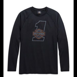 Harley Davidson Men's #1 Long Sleeve Tee XL